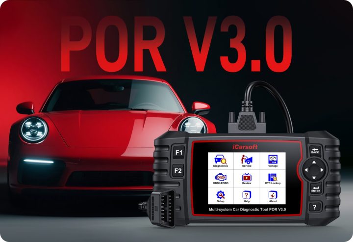 Introducing the iCarsoft POR V3.0 &ndash; The Next-Generation Porsche Diagnostic Tool