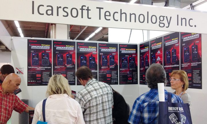 iCarsoft Technology Inc., Attended the Automechanika Frankfurt 16-20 September 2014, Germany. Hall 9.0 Stand F38.