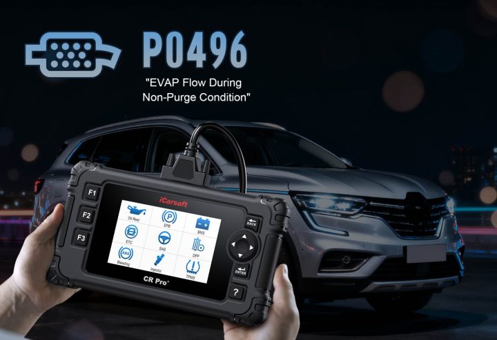 Diagnose & Clear P0496 with iCarsoft CR Pro+
