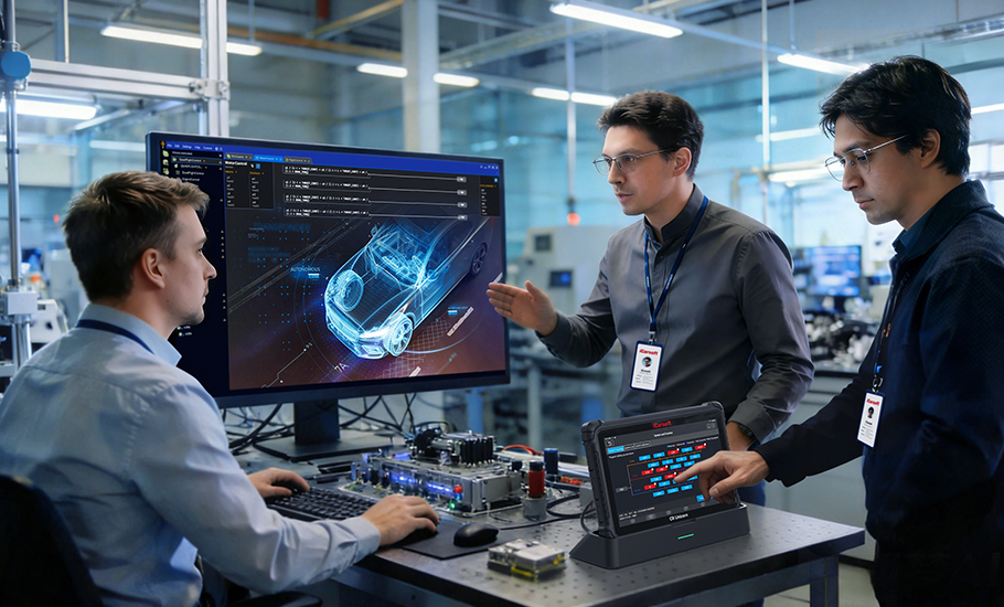 iCarsoft engineer providing live remote technical support