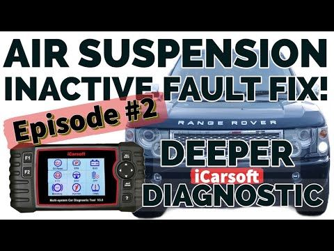 iCarsoft on Range Rover L322 Air Suspension Inactive Fault Fix - Episode #2