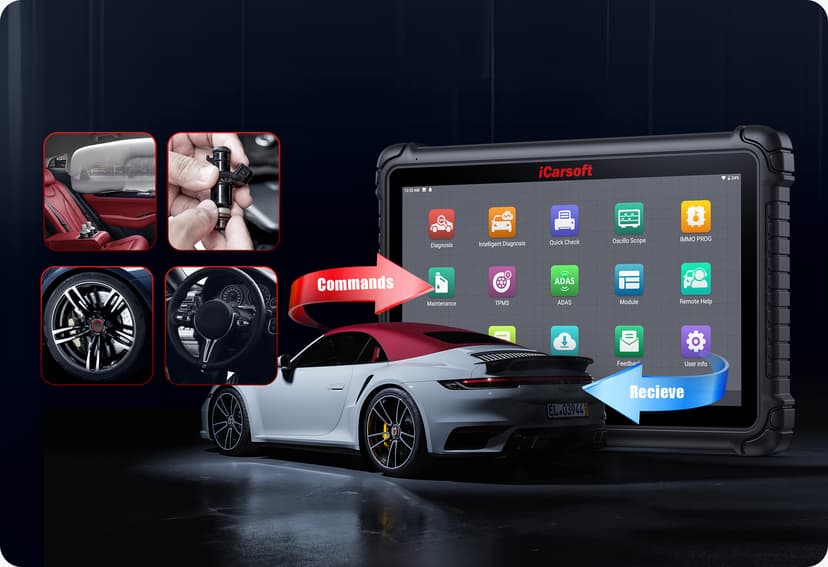 iCarsoft CR Unicorn supports powerful Bi-directional control/Active Tests